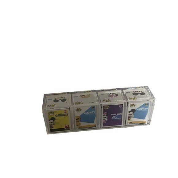 Funko BITTY Pop! 4 Mini Vinyl MINNIE & MICKEY MOUSE  PLUTO Conductor Mickey - Picture 6 of 13